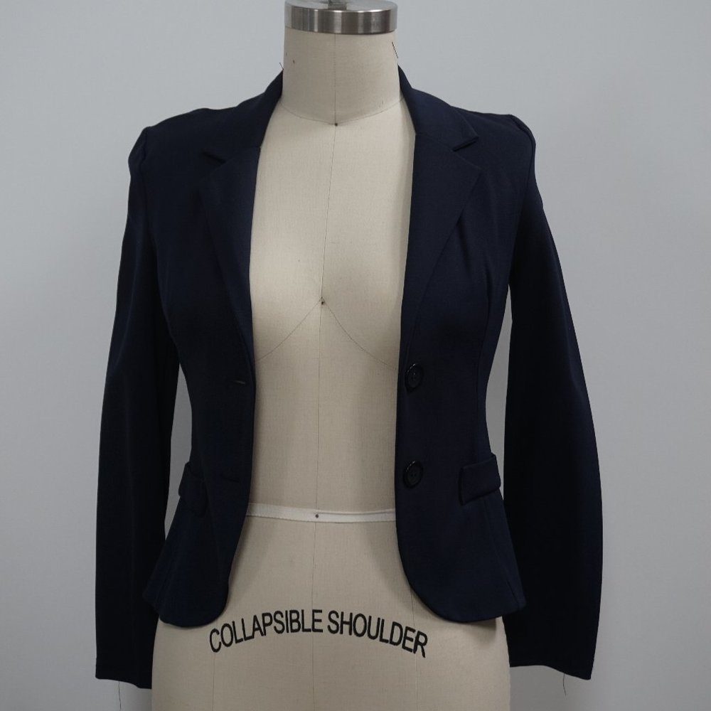 Libero Solid Navy Blazer